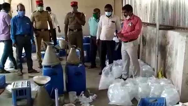 Authorities sealed illegal liquor factory in Puducherry 