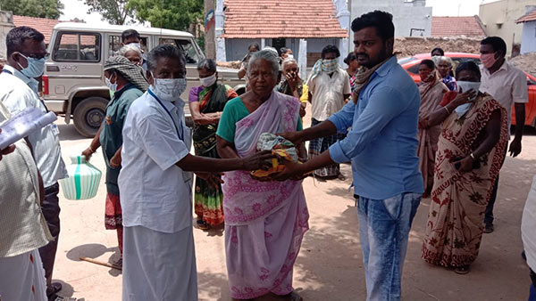 big help extended to villages near karur 