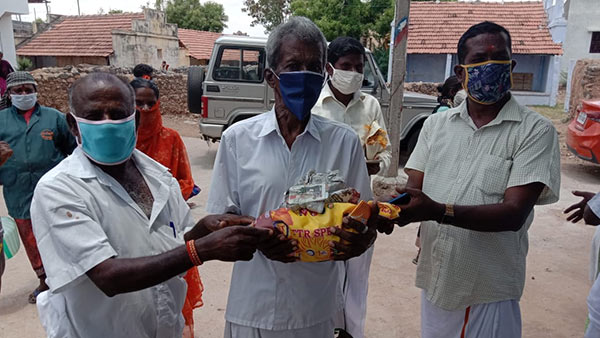 big help extended to villages near karur 