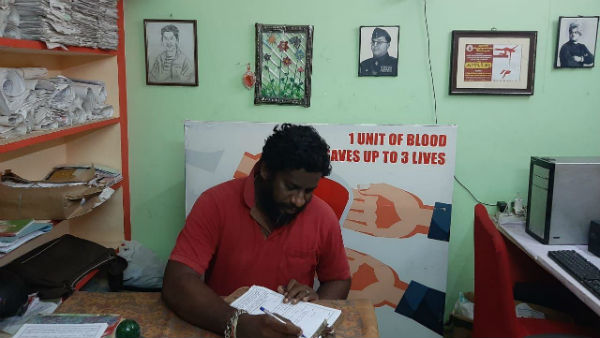 Youth who donated blood to a pregnant woman 