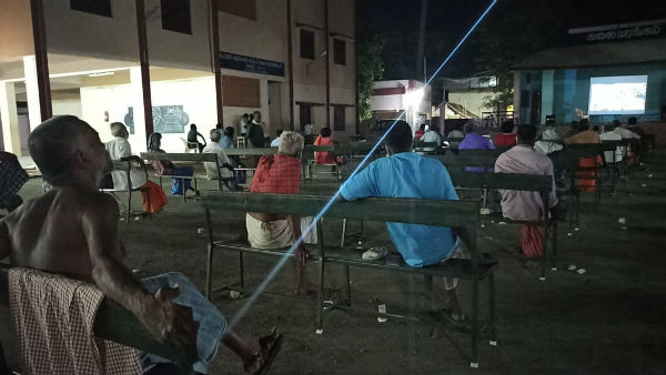 Nellai Corporations Open Theatre for Coroanvirus Camp 