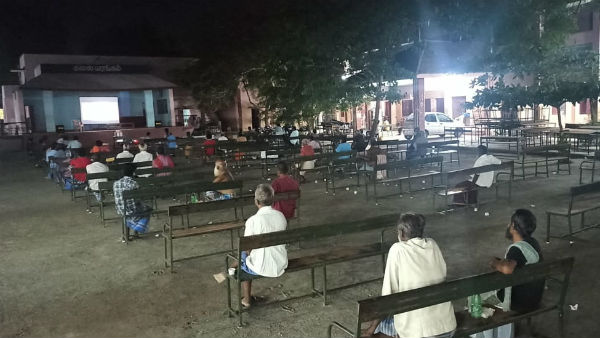 Nellai Corporations Open Theatre for Coroanvirus Camp 