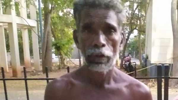 வேட்டியுடன் கிளம்பி விட்டார் 