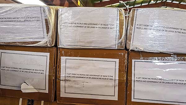 India gifts 10-ton consignment of medicines to Sri Lanka 