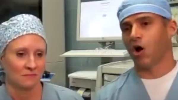 Married nurses fight against Coronavirus in a hospital 