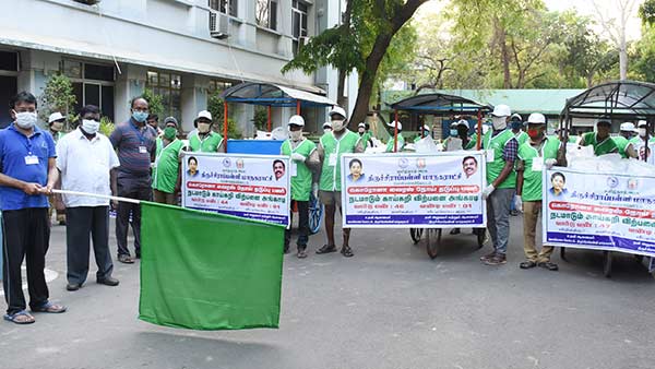  18 doctors of Medical team was set up in Trichy for taking Corona precautionary measures