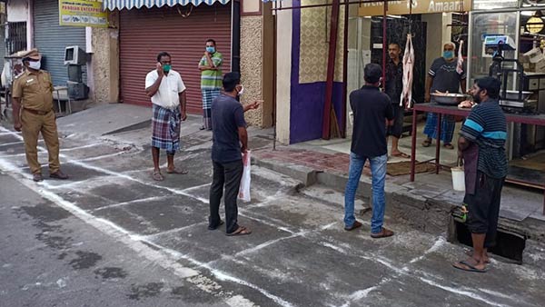 Coronavirus lockdown: People throng Mutton Shops 