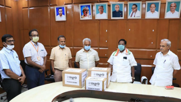 Puducherry state chief minister V.Narayanasamy Press Conference regarding coronavirus 