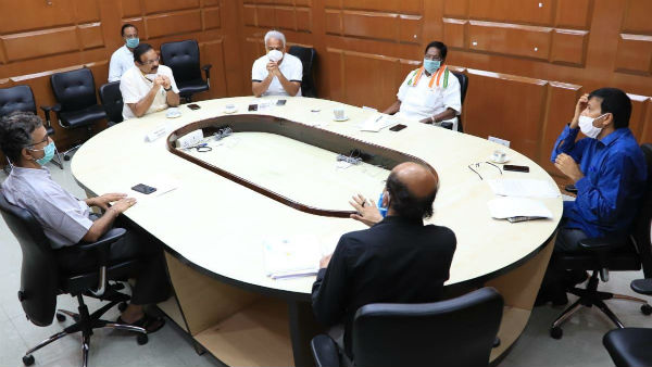 Puducherry state chief minister V.Narayanasamy Press Conference regarding coronavirus 