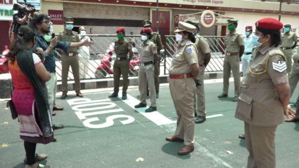 In Puducherry, 21 policemen have been advised not to work 