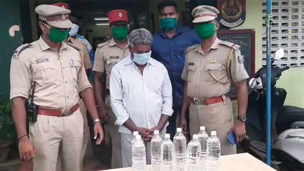 Police have arrested six persons for illegally selling liquor in Puducherry 