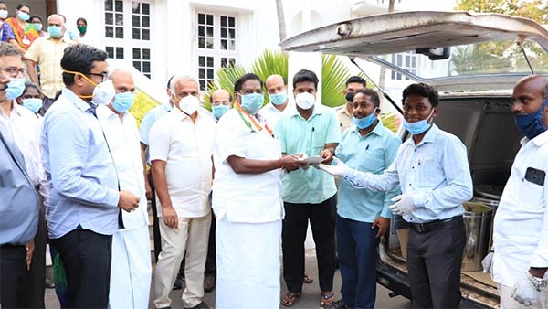 Chief Minister V.Narayanasamy launched new food scheme 