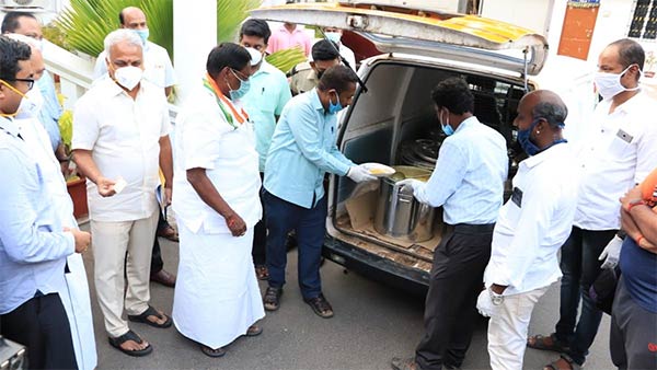 Chief Minister V.Narayanasamy launched new food scheme 