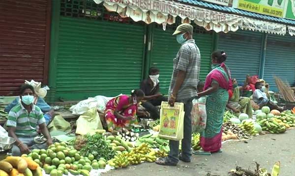 The Puducherry tiller market has been temporarily closed 