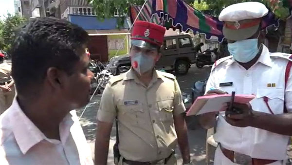 Rs.100 fines charged to those who do not wear a face mask in Puducherry 