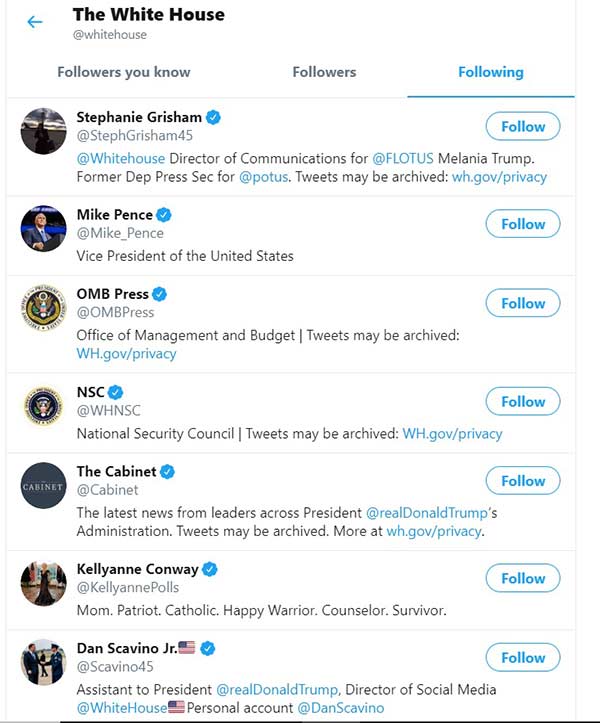 White House unfollows PM Modi on Twitter 