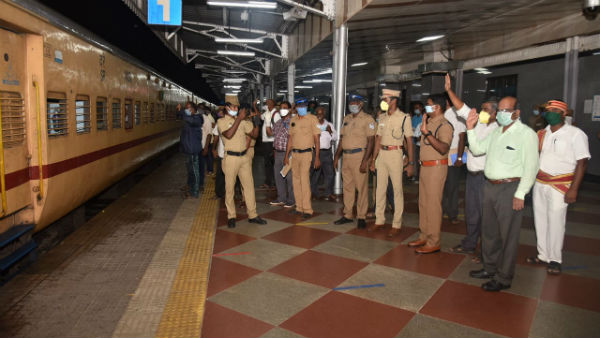 558 members of the Tablighi Jamaat in Tamilnadu arrived in Trichy on a special train. 