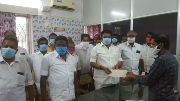 Coronavirus: Trichy AIADMK district secretary helps people