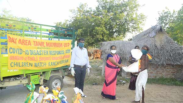 Coronavirus: Bay Area Tamil Manram helping people in TN and in bay too
