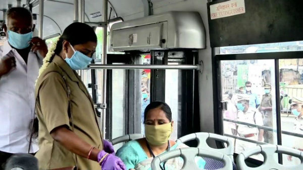 Local bus service has been started in Puducherry 