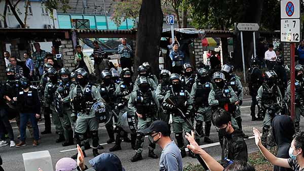 ஹாங்காங் மீண்டும் போராட்டம் 