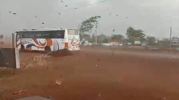 பல பகுதிகளில் மழை 