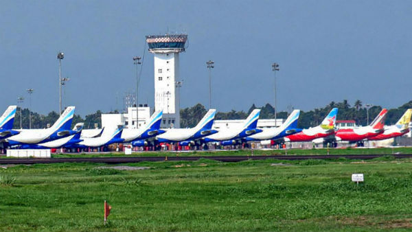 Todays first flight from Trichy to Chennai, Bangalore after lockdown Todays first flight from Trichy to Chennai, Bangalore after lockdown