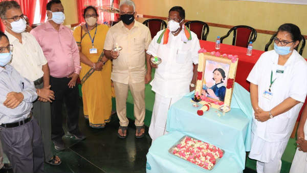 International Nurses Day was observed in Government hospitals in Puducherry today 