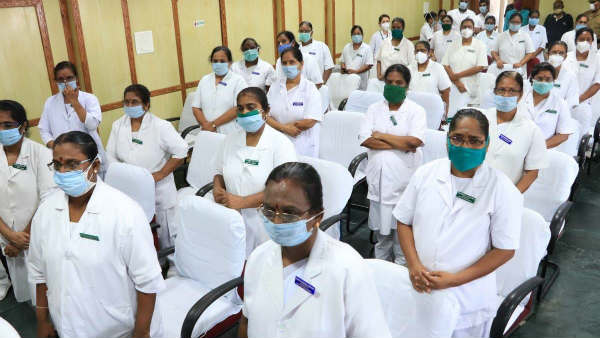 International Nurses Day was observed in Government hospitals in Puducherry today 