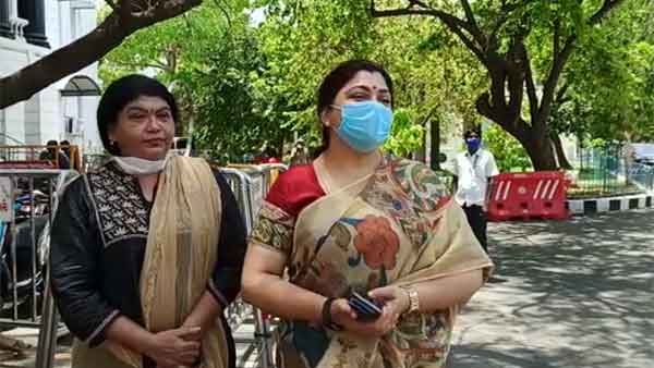 Kushboo is seeking permission to shoot the tv serials 