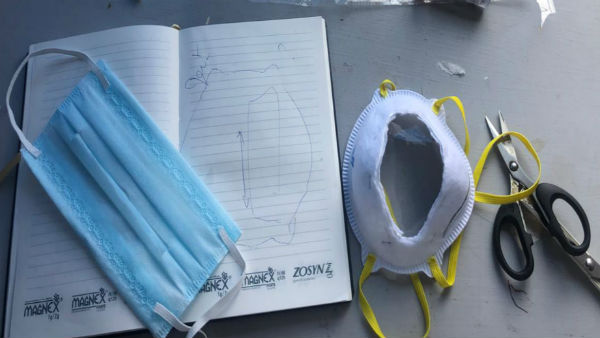 trichy doctor invent, Special facemask for deaf and dump community 