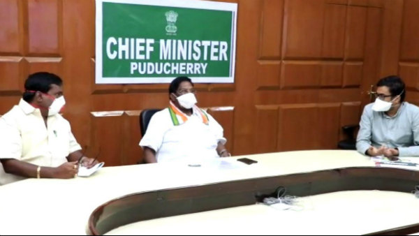 Puducherry chief minister V.Narayanasamy seeks another round of funds from centre 