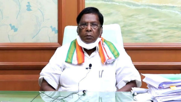 Puducherry chief minister V.Narayanasamy press conference regarding Coronavirus update 