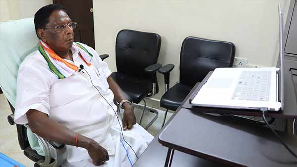 puducherry cm narayanasamy written letter to pm modi over to allow open temple 