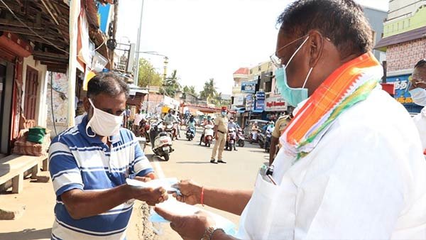Puducherry state chief minister V.Narayanasamy press conference regarding Coronavirus update 