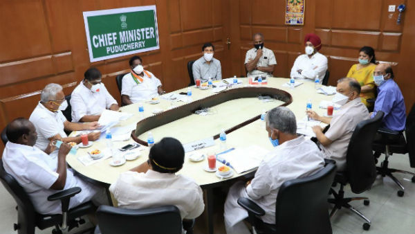 Puducherry state chief minister V.Narayansamy Press conference regarding Coronavirus update 