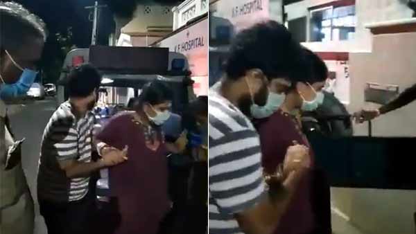 Police in Adambakkam, Chennai, last night, assisted a pregnant woman to go to the hospital Police in Adambakkam, Chennai, last night, assisted a pregnant woman to go to the hospital
