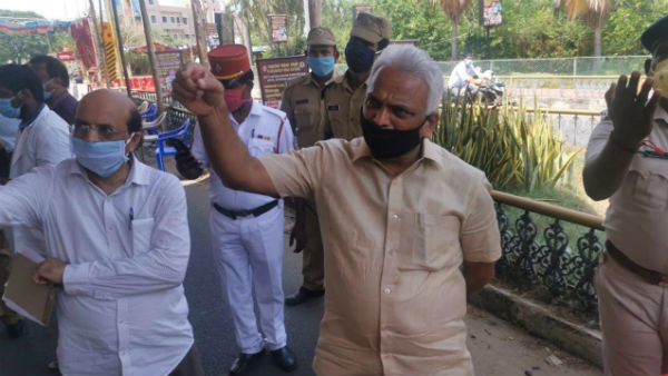 Puducherry state health minister Malladi Krishnarao press conference regarding corona virus 
