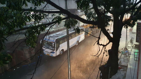 Heavy Storm rain lashed many parts of Bangalore 
