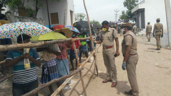 An elderly man who bought liquor standing in queue died of heat 
