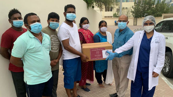 Dubai Tamil Women association helps the needy