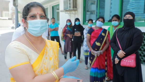 Dubai Tamil Women association helps the needy