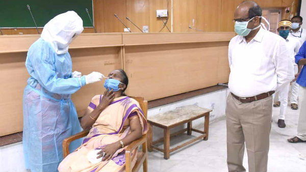 Massive Corona test for Trichy Collectorate officials