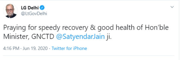 Delhi health minister Satyendar Jain’s condition worsens, will be given plasma therapy 