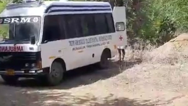  trichy srm hospital staffs throwing body, shocking video issue