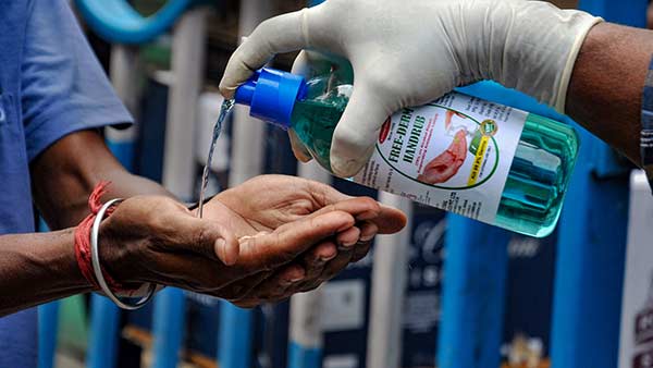 கை கழுவும் வசதி 