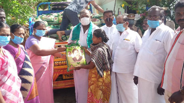  ADMK Ministers extended their help for poor people