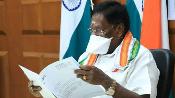 chief minister V.Narayanasamy press conference against Governor Kiran bedi 