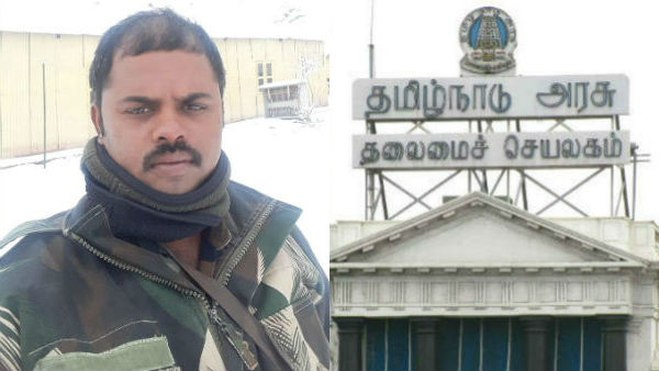 TN CM Edappadi Palaniswami grants Rs 20 lakh solatium to kin of slain Havildar Palani TN CM Edappadi Palaniswami grants Rs 20 lakh solatium to kin of slain Havildar Palani