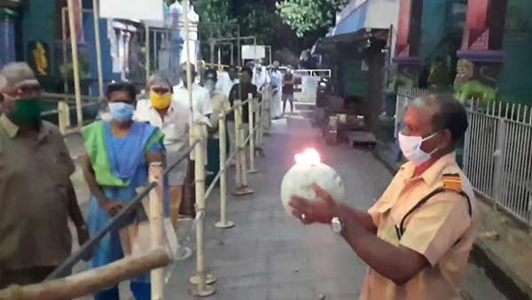 Temples opened in Pondicherry 